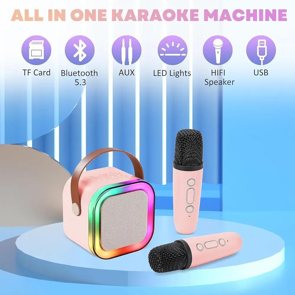 Portable LED Bluetooth Speaker – Pink Wireless Mini Speaker
