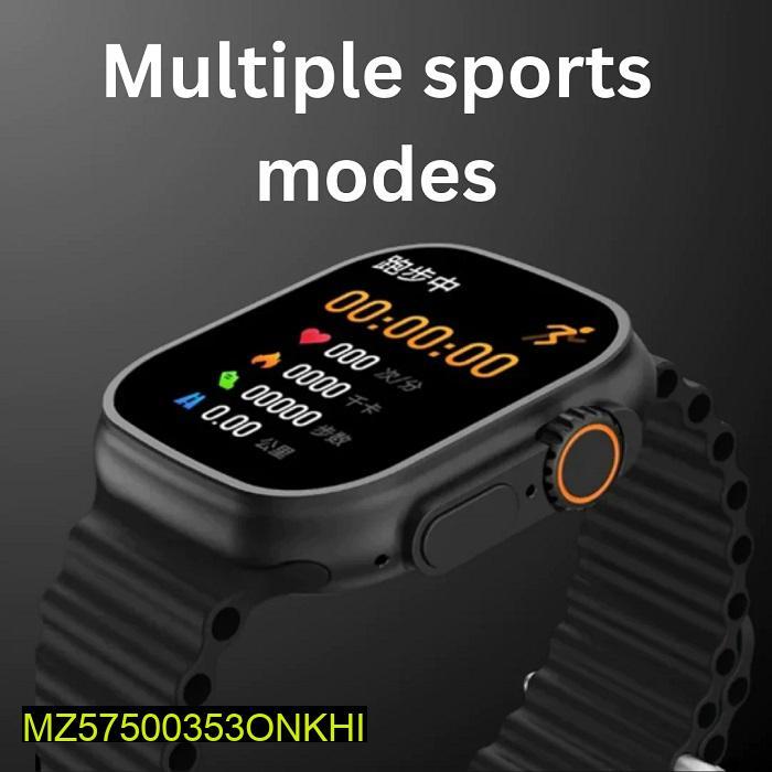 T900 Ultra Smart Watch 49MM Black Rubber Strap | Bluetooth Smartwatch with Fitness Tracking, Touch Display & Sports Designv