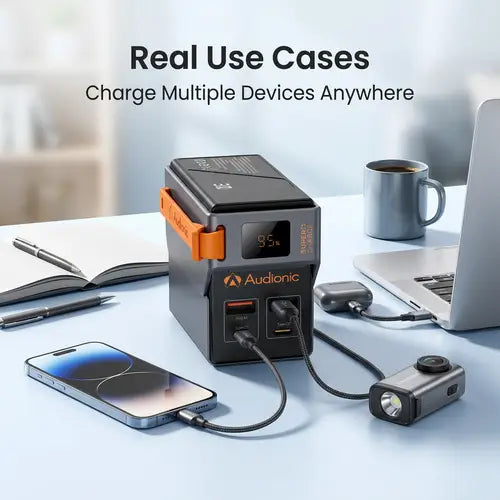 Audionic Reboot 303 30000mAh Power Bank | 65W Fast Charger | Portable Power Bank
