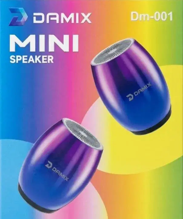 Damix Dm-001 Portable Mini Bluetooth 5.3 Speaker  TWS Aluminum Alloy Wireless Audio  TF Card & Type-C Supported