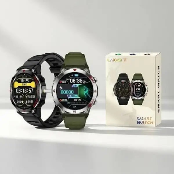 GT11 Rugged Round Dial Smart Watch | Bluetooth Calling, Fitness Tracker & Sports Modes