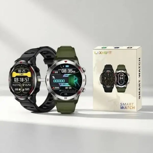 GT11 Rugged Round Dial Smart Watch | Bluetooth Calling, Fitness Tracker & Sports Modes