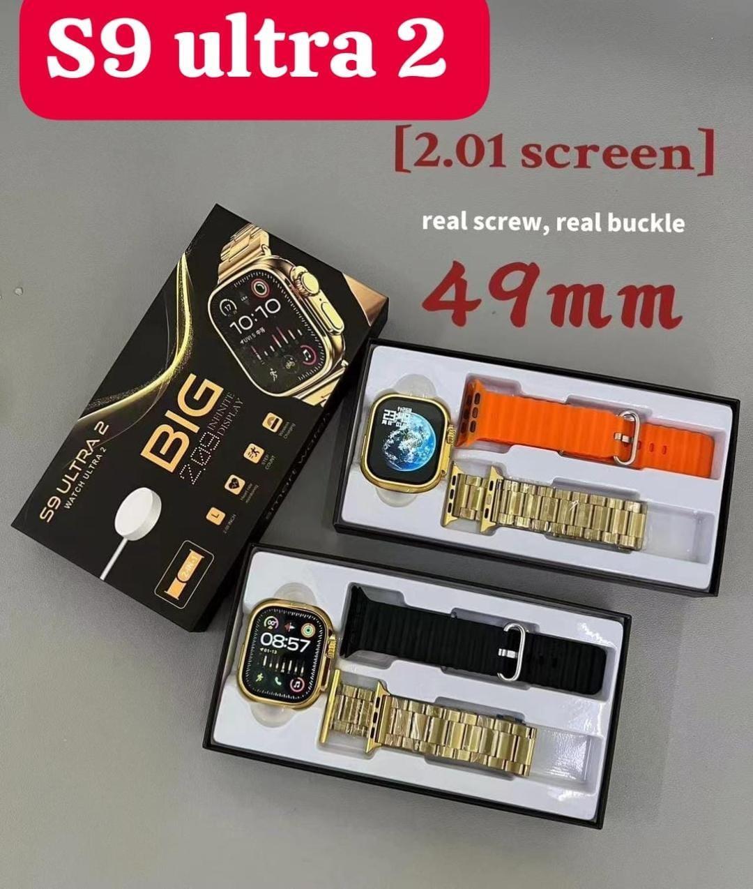 Health Smart Watch Gold Orange | Bluetooth 5.3 Smartwatch with Fitness Tracking, Touch Screen & Stylish Design