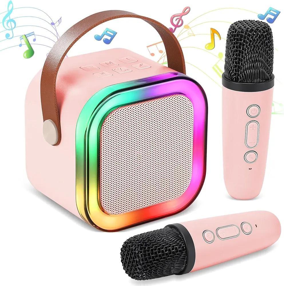 Portable LED Bluetooth Speaker – Pink Wireless Mini Speaker