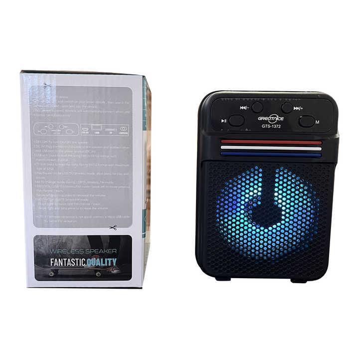 Premium Wireless Bluetooth Speaker 5W Black | Portable Mini Speaker with Powerful Sound, Long Battery Life & Compact Design