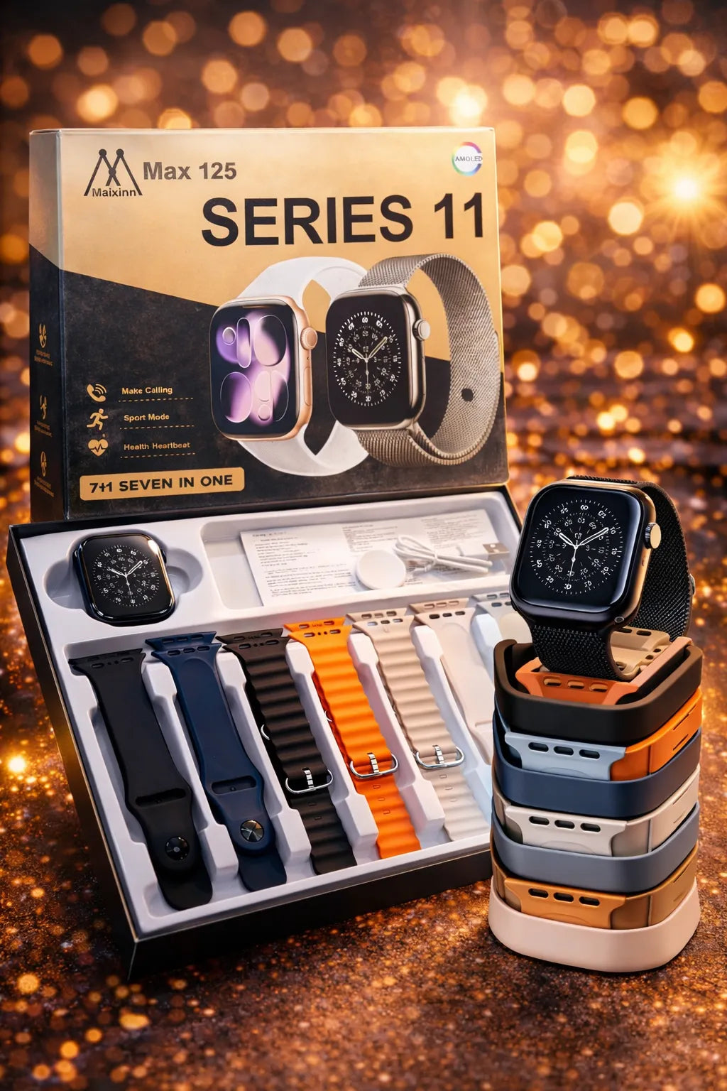 Series 11 Ultra Smart Watch 7-in-1 | Bluetooth Calling, Fitness Tracker & Smartwatch