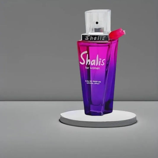 Shallis Floral Perfume 100ml Purple Glass Bottle for Women | Long Lasting Floral Fragrance