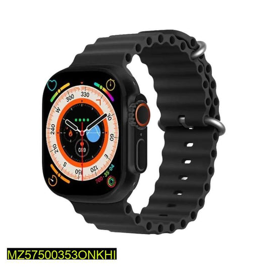 T900 Ultra Smart Watch 49MM Black Rubber Strap | Bluetooth Smartwatch with Fitness Tracking, Touch Display & Sports Designv