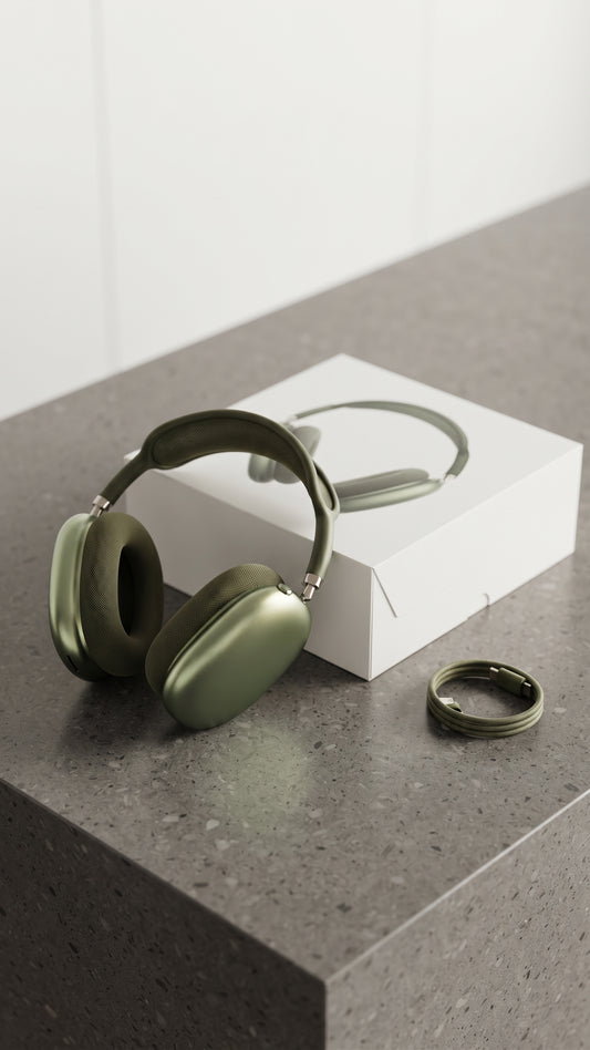 White Bluetooth 5.0 Wireless Headphones | 400mAh Battery, Deep Bass & Long Battery Life